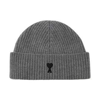 Ami Gorro Quota con Logo Contrastado - Accessories - Hombre - Gris - ONE SIZE
