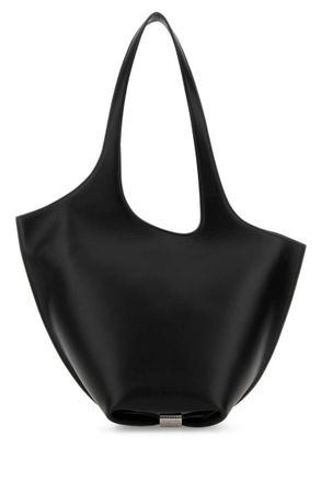 The Attico Black La Scoop Medium Shoulder Bag