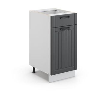 Vicco Armario De Ba&ntilde;o Mediano Fame-line, Antracita, 40 X 81.6 Cm Sin Encimera