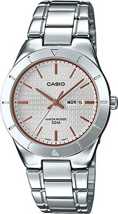 Casio Analogue Series Waterproof Quartz Silver/White LTP-1410D-7A2