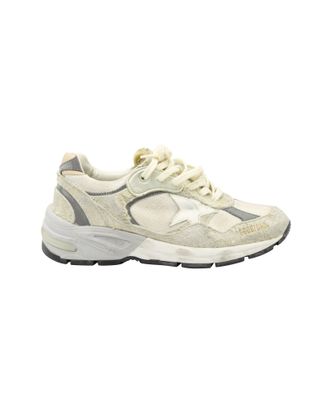 Golden Goose Dad Sneakers in Cream Suede