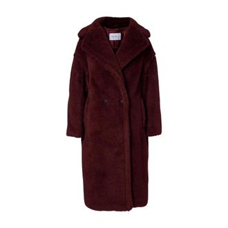 Max Mara Tedgirl Mantel - Dames - Mantels - Bruin - Maat: S Zijde