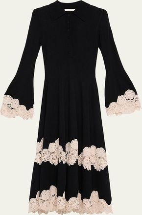 Zimmermann Valiant Merino Lace Maxi Dress