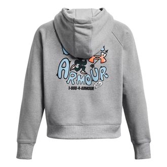 Under Armour (WMNS) Under Armour Heavyweight Terry Rose Hoodie Grey 1379834-011