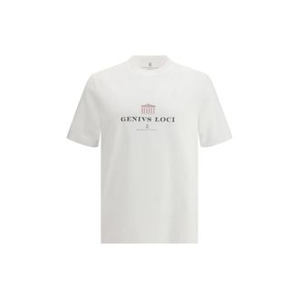 Brunello Cucinelli White Cotton Mens T-Shirt
