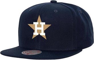 Mitchell & Ness Mens Mitchell & Ness Navy Houston Astros Cooperstown Collection Basic Flip Snapback Hat at Nordstrom