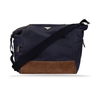 Prada Cross Body Bags, female, Blue, Size: ONE SIZE Cross Body Bags