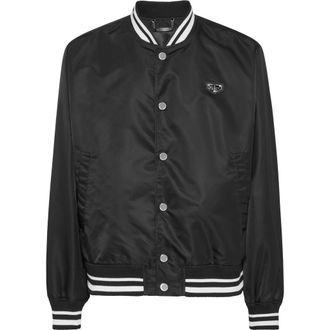 Philipp Plein Baseball Bomber Jacket Men in Black at Nordstrom, Size Xxx-Large Eu