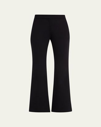 Lafayette 148 New York Gates Cropped Flare-Leg Pants