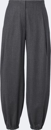 Max Mara Wool-blend flannel balloon pants