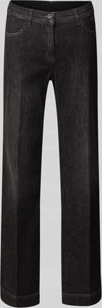 Toni Straight Leg Jeans mit Bügelfalten Modell Jenny in Anthrazit, Größe 40