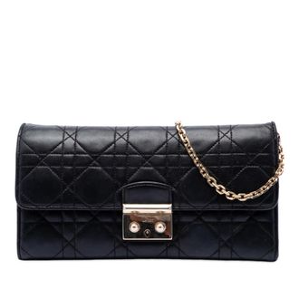 Dior Pre-owned Dior Lambskin Cannage Miss Dior Promenade Wallet on Chain Ladies 0VD333C1PN858JB5
