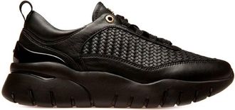 Bally Biara Woven Leather Low-Top Sneakers, Brand Size 35 ( US Size 4.5 )