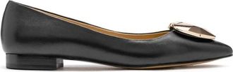 Kazar Zwarte pumps voor dames. Dit product valt klein uit. - Dames - Ballerinas - Zwart - 35 EU - Leer - Schoenen