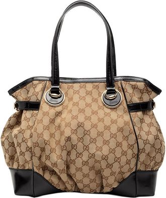 Gucci Pre-owned Gucci GG Canvas Full Moon Tote VR088NLGY0TVOXT6