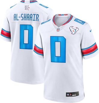 Nike Azeez Al-Shaair Houston Texans Rivalries Collection Nike Mens NFL Game Jersey in White | 67NM0JFP9HF-BS3