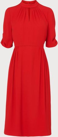 L.k. Bennett Womens Veronique Dress, Red - Size 14 UK