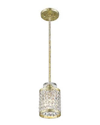 Livex Lighting Livex Grammercy 1-Light Winter Gold Mini Pendant
