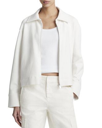 Vince Zip Up Collared Jacket