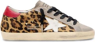 Golden Goose Super Star Leopard Horsy Upper Leather Star And Heel Su