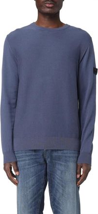 Peuterey Trui met ronde hals - Heren - Ronde hals truien - Blauw - S - Katoen - Truien & Vesten
