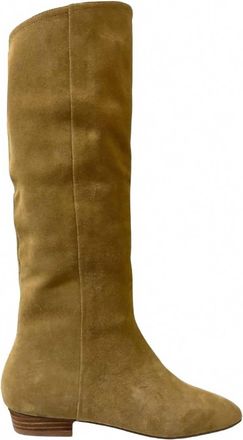 Silent D Womens Monika Boot In Natural Suede