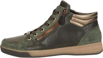 Ara Rom-ST-High-Soft Veterschoenen Hoog - Dames - Veterlaarzen - Veelkleurig - 36 EU - Leer - Schoenen