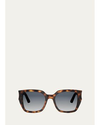 Dior Glow S1I 53MM Square Sunglasses