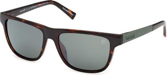 Timberland TB00069 Polarized 52R Mens Sunglasses Tortoiseshell Size 56