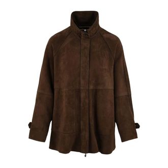 The Jackie Leathers Giacca Malika Bonded Bold in camoscio - - Jackets - Donna - Marrone - L