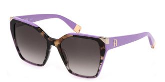 Furla SFU686V 03KA Womens Sunglasses Tortoiseshell Size 54