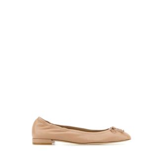 Stuart Weitzman Ballerinas, female, Pink, Size: 4 1/2 US Powder Pink Leather Bria Ballerinas