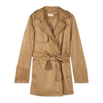 Oltre Dames, Mantels, Beige, Maat: 4XL Poliester