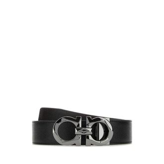 Ferragamo Belts, male, Black, Size: 115 CM Reversible Gancini Belt