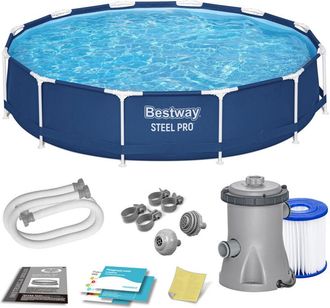 Bestway Piscina De Jard&iacute;n Con Estructura De 366 X 76 Cm 7 En 1 Bestway 56681