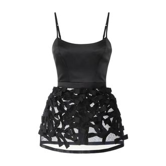 Elisabetta Franchi Dames, Jurken, Zwart, Maat: M