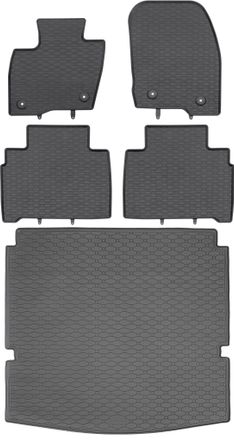 OEM Juego De Alfombrillas De Goma Para Coche Y Alfombrilla Para Maletero Para Ford Galaxy Iii Minivan (septiembre De 2015 A 2023)