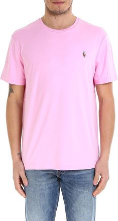 Polo Ralph Lauren Logo Embroidered Crewneck T-shirt