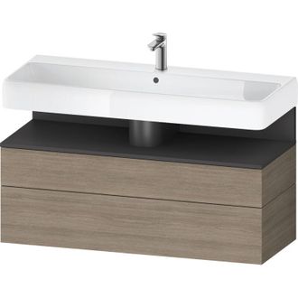 Duravit Duravit - Qatego Mueble Bajo Lavabo, 1 Extra&iacute;ble Y 1 Caj&oacute;n