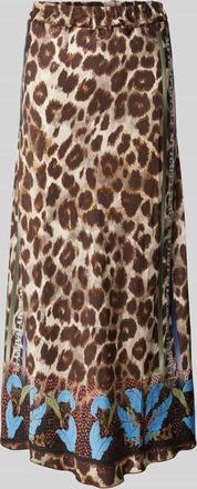 Miss Goodlife Maxirock aus Viskose mit elastischem Bund in Blau, Gr&ouml;&szlig;e XS