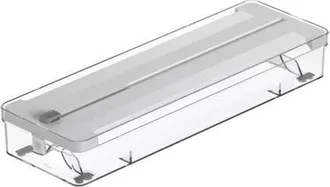 Ou Compact Transparent Kitchen Wrap Dispenser with Cutter in White at Nordstrom