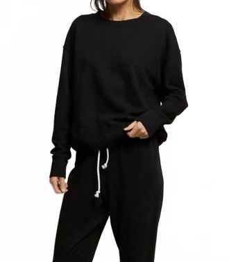 perfectwhitetee Tyler Sweatshirt In True Black