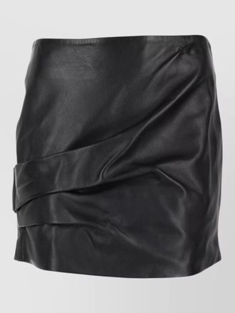 Isabel Marant leather fitted skirt