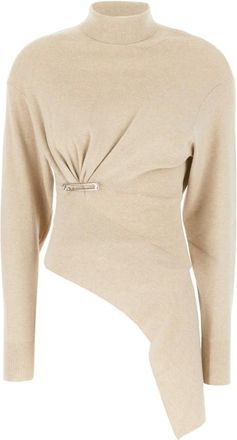 Lanvin Donna, Maglie, Beige, M, new