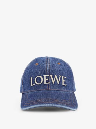 Loewe Cappello Paulas Ibiza in blue denim - LOEWE - gender_Woman