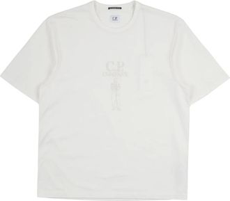 C.P. Company C.p. Company, Heren, Tops, Wit, Maat: XL Jersey