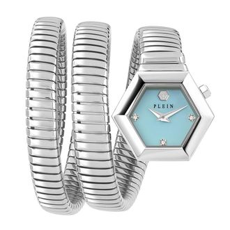 Philipp Plein $nake Hexagon Womens Silver Watch PWZAA0625 Stainless Steel - One Size