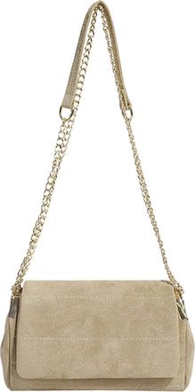 Generic Kexpery Faux Suede Handbag with Handle and Chain Spacious Satchel for Women Vacations and Events