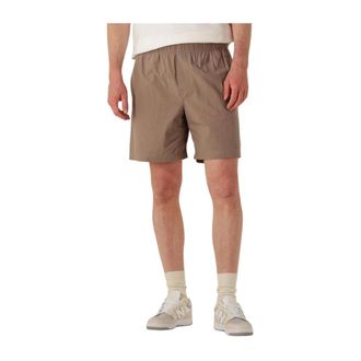 Calvin Klein Korte Broeken, Heren, Bruin, 2Xl, Katoen, Taupe Pull-On Shorts