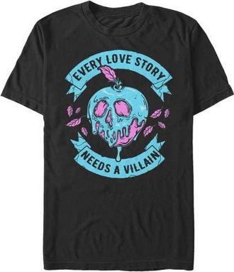 Disney Mens Disney Every Love Story Needs a Villain Graphic T-Shirt in Black at Nordstrom, Size Xxx-Large